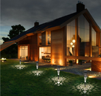 Modern Style IP65 Waterproof Pathway Garden Lights Solar Powered Decorative