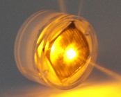 แนวนอน Mini Solar Road Studs ไฟ ​​LED กันน้ำสำหรับตกแต่ง